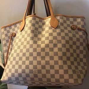 Neverfull checkered tote